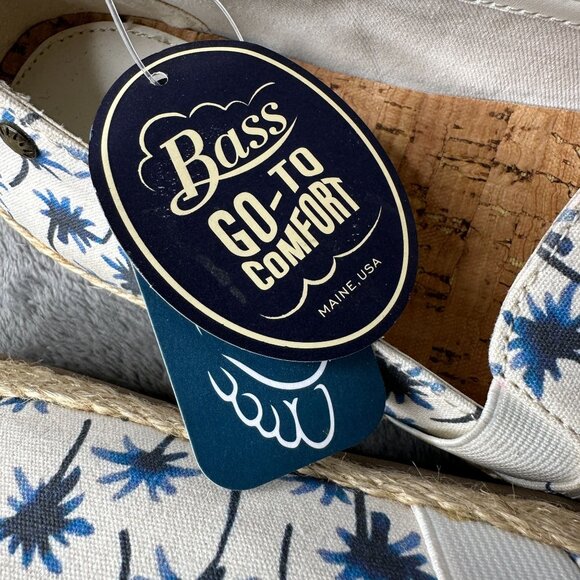 Bass Jenny Palm Tree Espadrille Flats‎ Size 8M NWT Coastal Boho - Picture 9 of 15